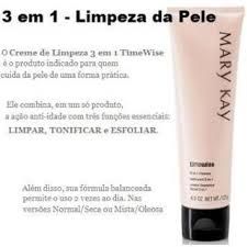 creme 3x1 de limpeza facial importado